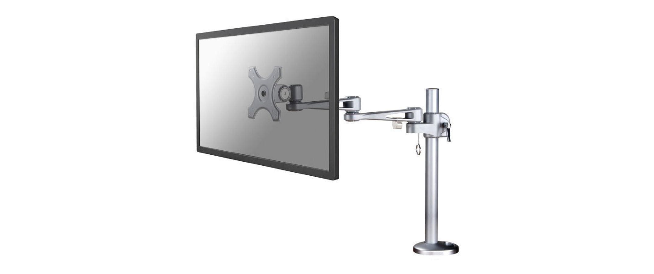Neomounts FPMA-D935G - Befestigungskit - full-motion - fr LCD-Display - Silber - Bildschirmgrsse: 25.4-76.2 cm (10