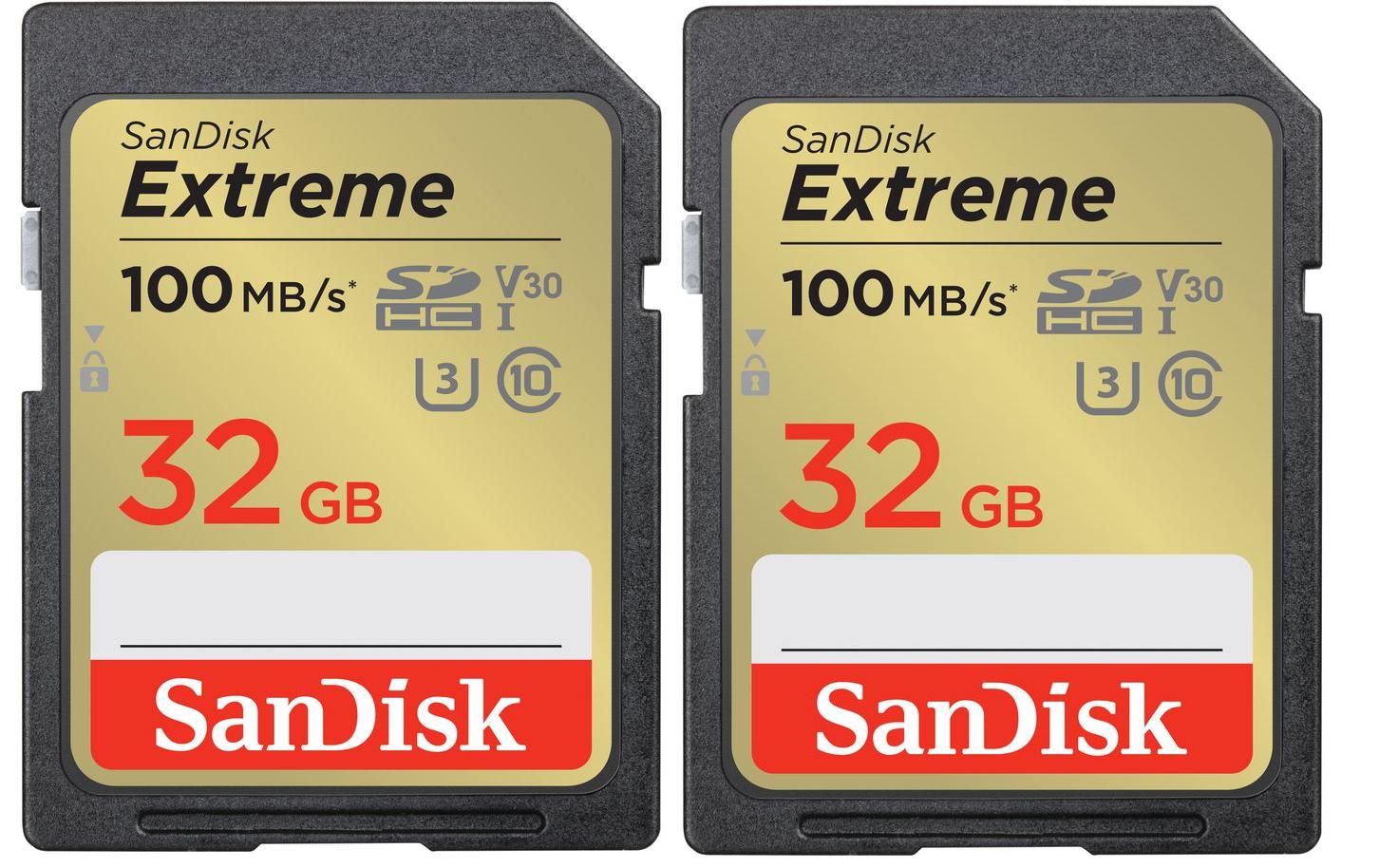 SanDisk SDHC Card Extreme 32GB 2-Pack