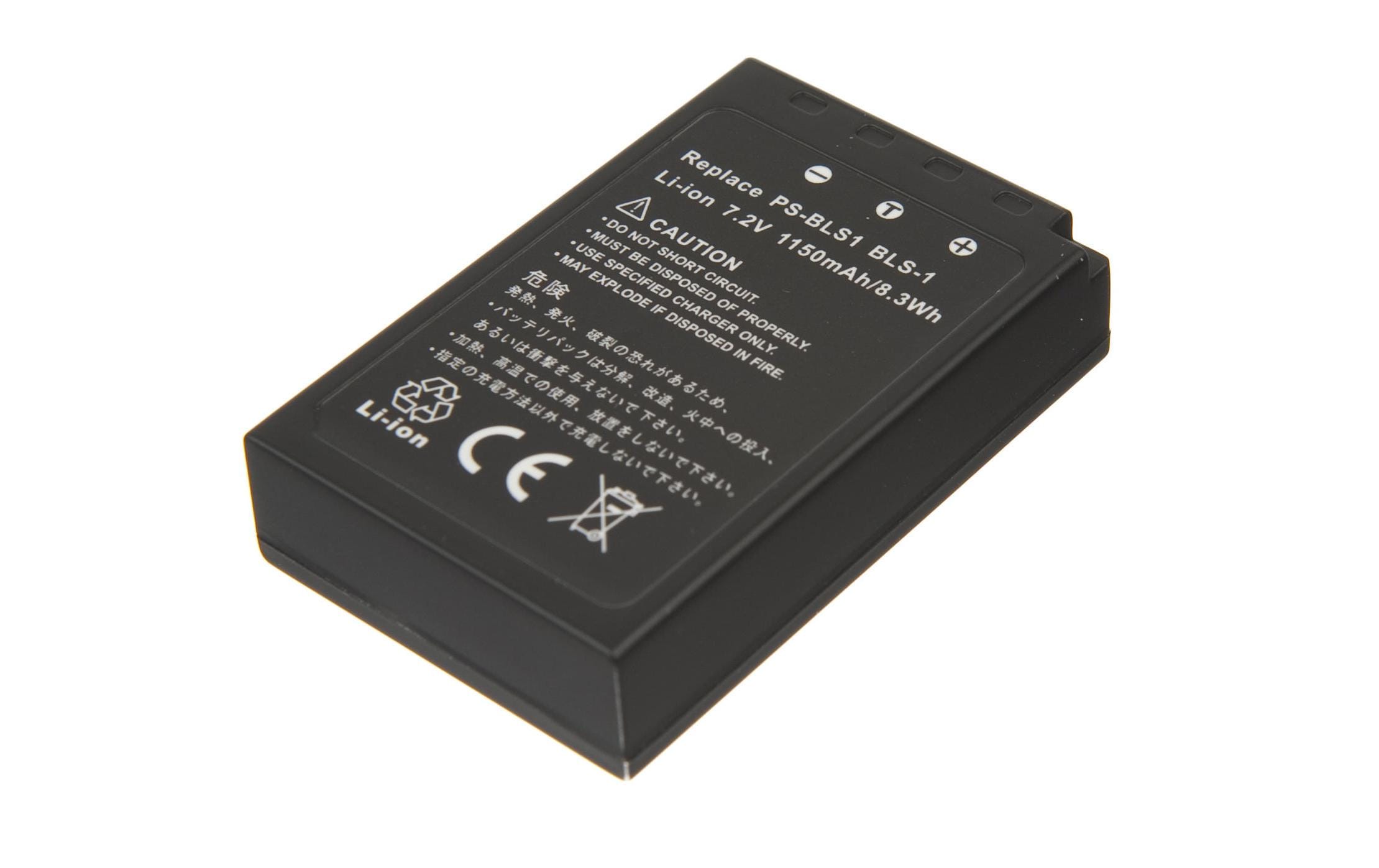 DÖRR - Batterie - Li-Ion - 1150 mAh - für Olympus E-420, E-450, E-600, E-620; EVOLT E-420; PEN E-P1, E-P2, E-P3, E-PL1, E-PL3, E