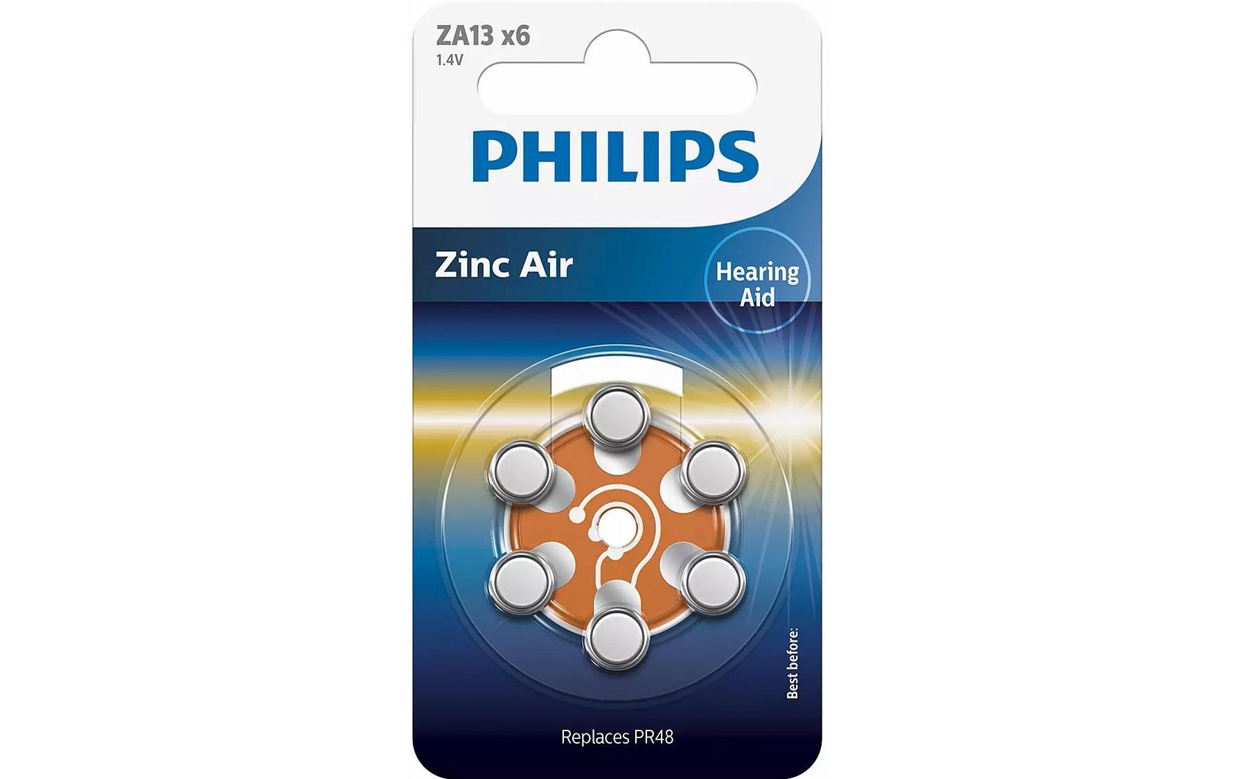 Philips Hörgerätbatterie ZA13