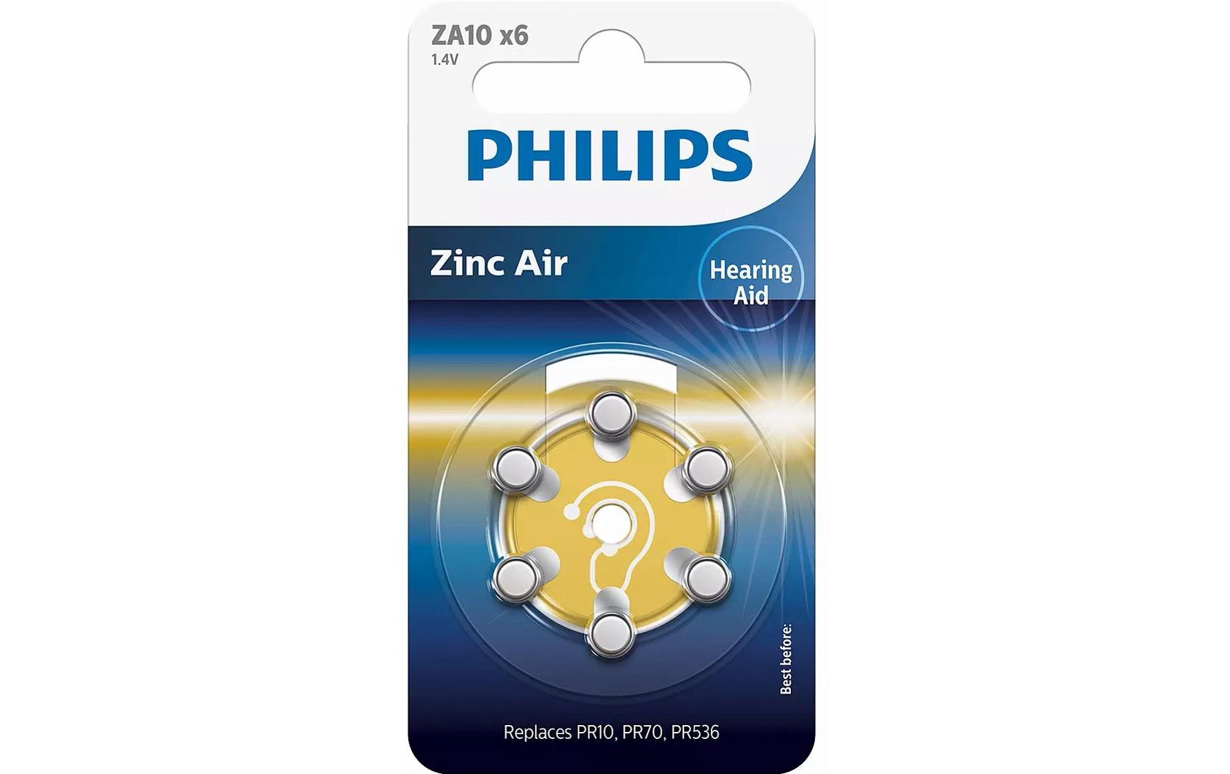 Philips Hörgerätbatterie ZA10