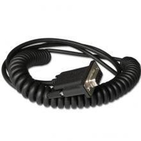 RS232 BLACK CABLE 3M COILED