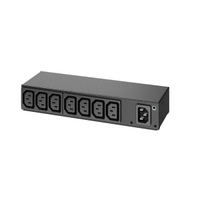 APC Basic Rack PDU AP6015A - Stromverteilungseinheit (Rack - einbaufähig) - Wechselstrom 120-240 V - Ausgangsanschlüsse: 8 (IEC 