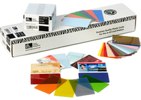 Zebra - Polyvinylchlorid (PVC) - 30 mil - weiss - CR-80 Card (85.6 x 54 mm) 500 Karte(n) Karte mit Unterschriftensektion - für Z