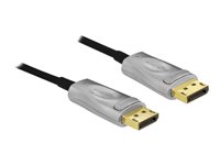 Delock - DisplayPort-Kabel - DisplayPort (M) zu DisplayPort (M) - DisplayPort 1.4 - 15 m - untersttzt 8K UHD (7680 x 4320)