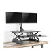 Tripp Lite Dual-Display Monitor Arm with Desk Clamp and Grommet - Height Adjustable, 17