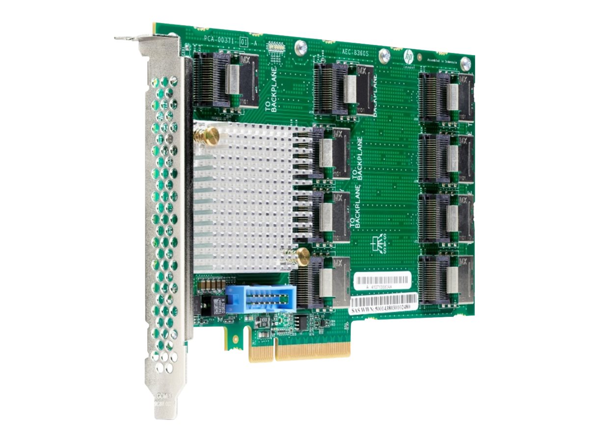 HPE SAS Expander Card - Speicherkontrolle-Aktualisierungskarte - SATA 6Gb/s / SAS 12Gb/s - PCIe 3.0 x8 - fr ProLiant DL345 Gen1
