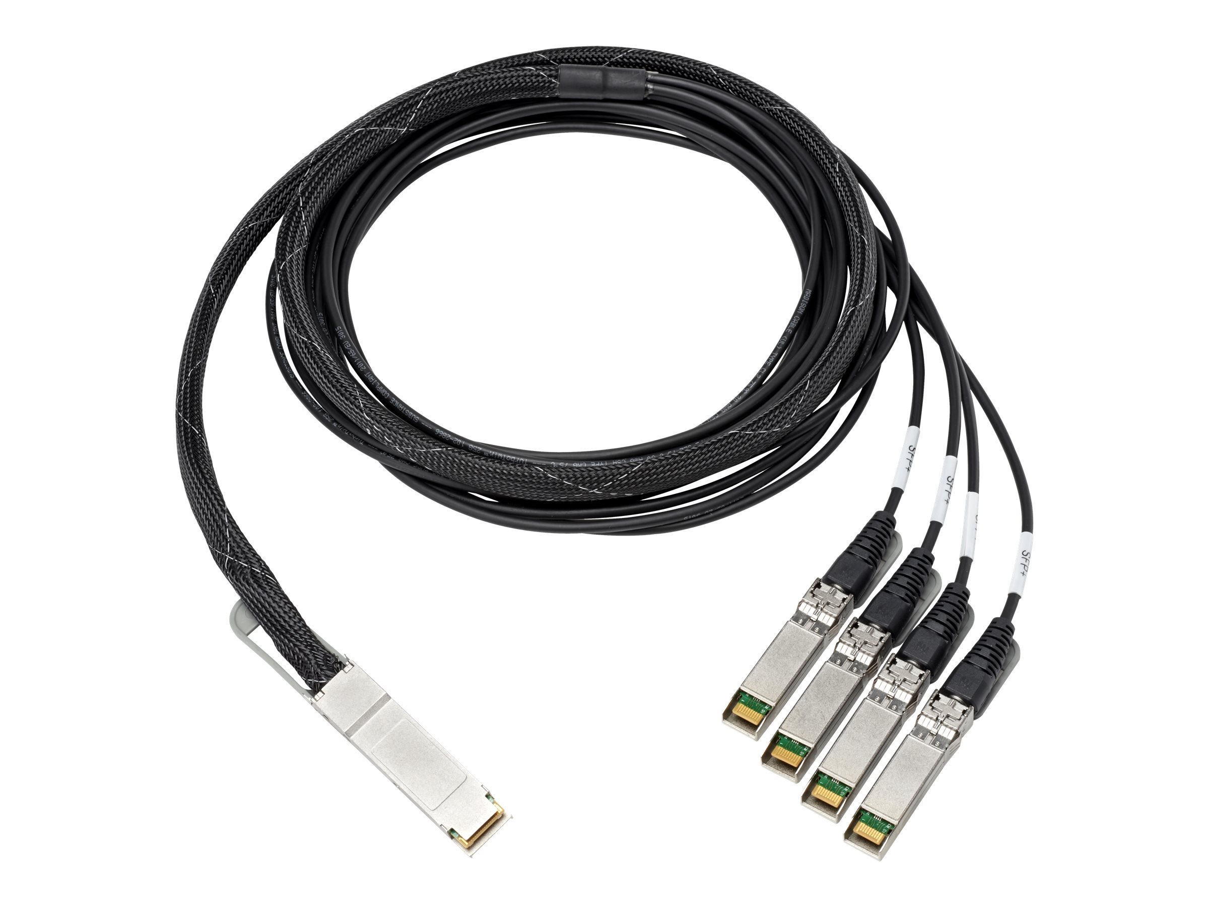 HPE Copper Cable - 100GBase Direktanschlusskabel - QSFP28 (M) zu SFP28 (M) - 3 m - SFF-8665 - fr Arista 7060; Cisco ONE Nexus 3