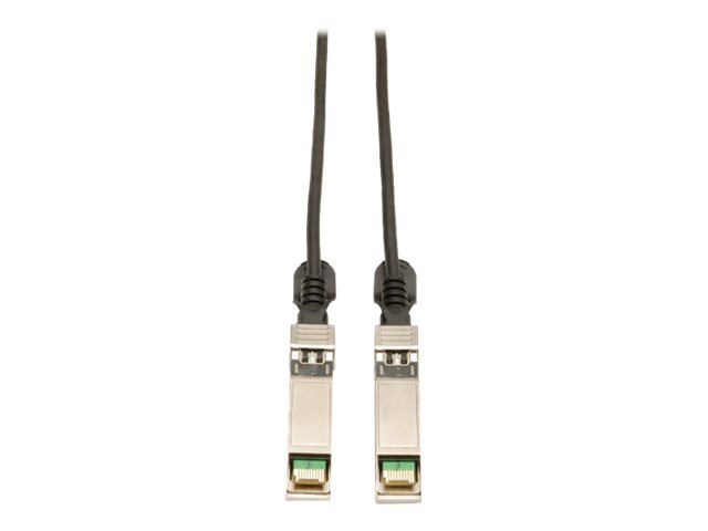 Eaton Tripp Lite Series SFP+ 10Gbase-CU Passive Twinax Copper Cable, SFP-H10GB-CU1-5M Compatible, Black, 5 ft. (1.52 m) - Direkt