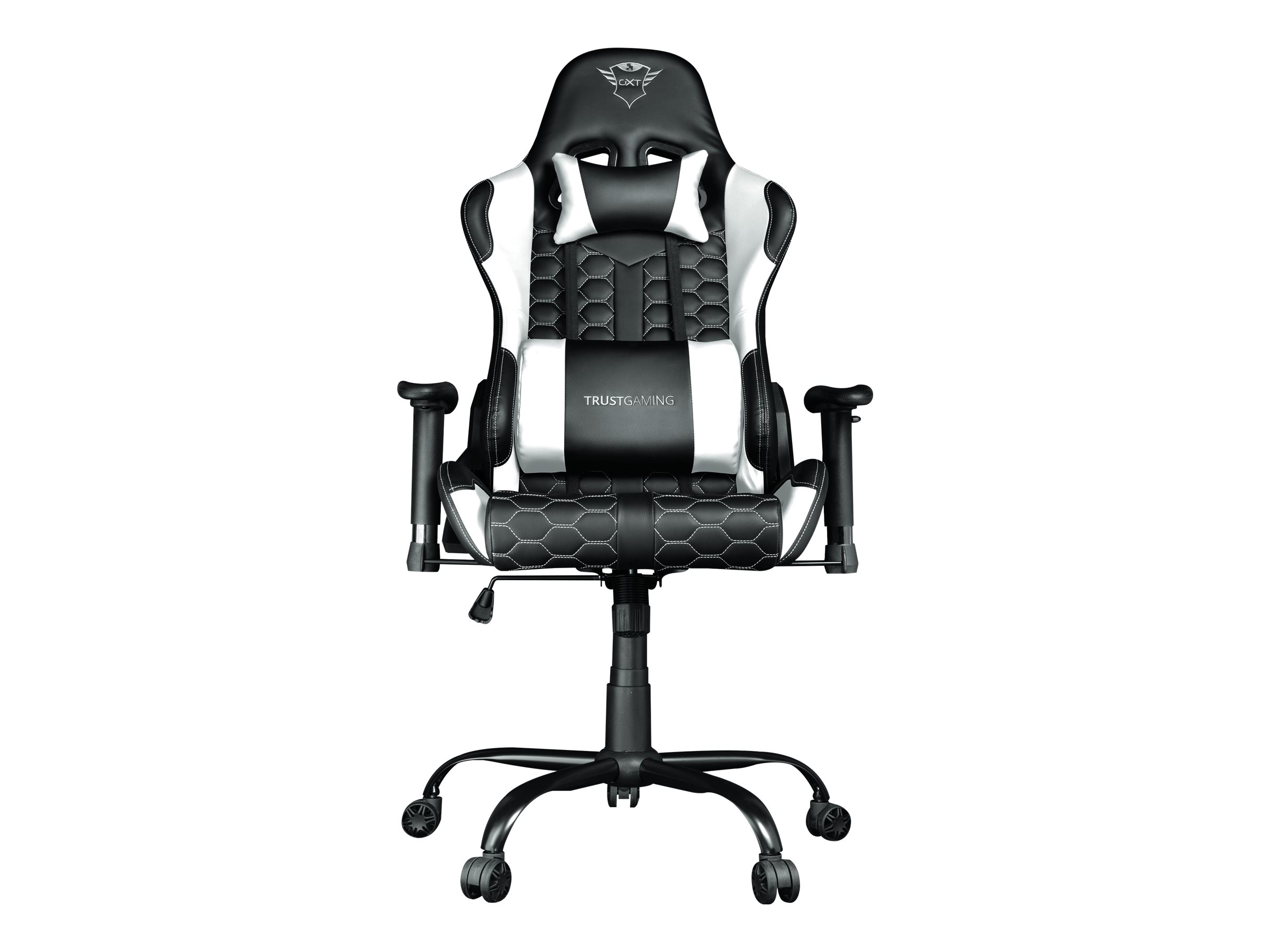 Trust GXT Resto 708W - Stuhl - ergonomisch - Armlehnen - Neigen - Drehgelenk