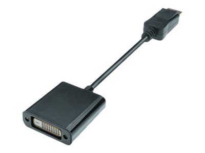 M-CAB - Videoadapter - DisplayPort (M) zu DVI-I (W) - DisplayPort 1.2 - 20 cm - 1080p-Untersttzung, Passiv