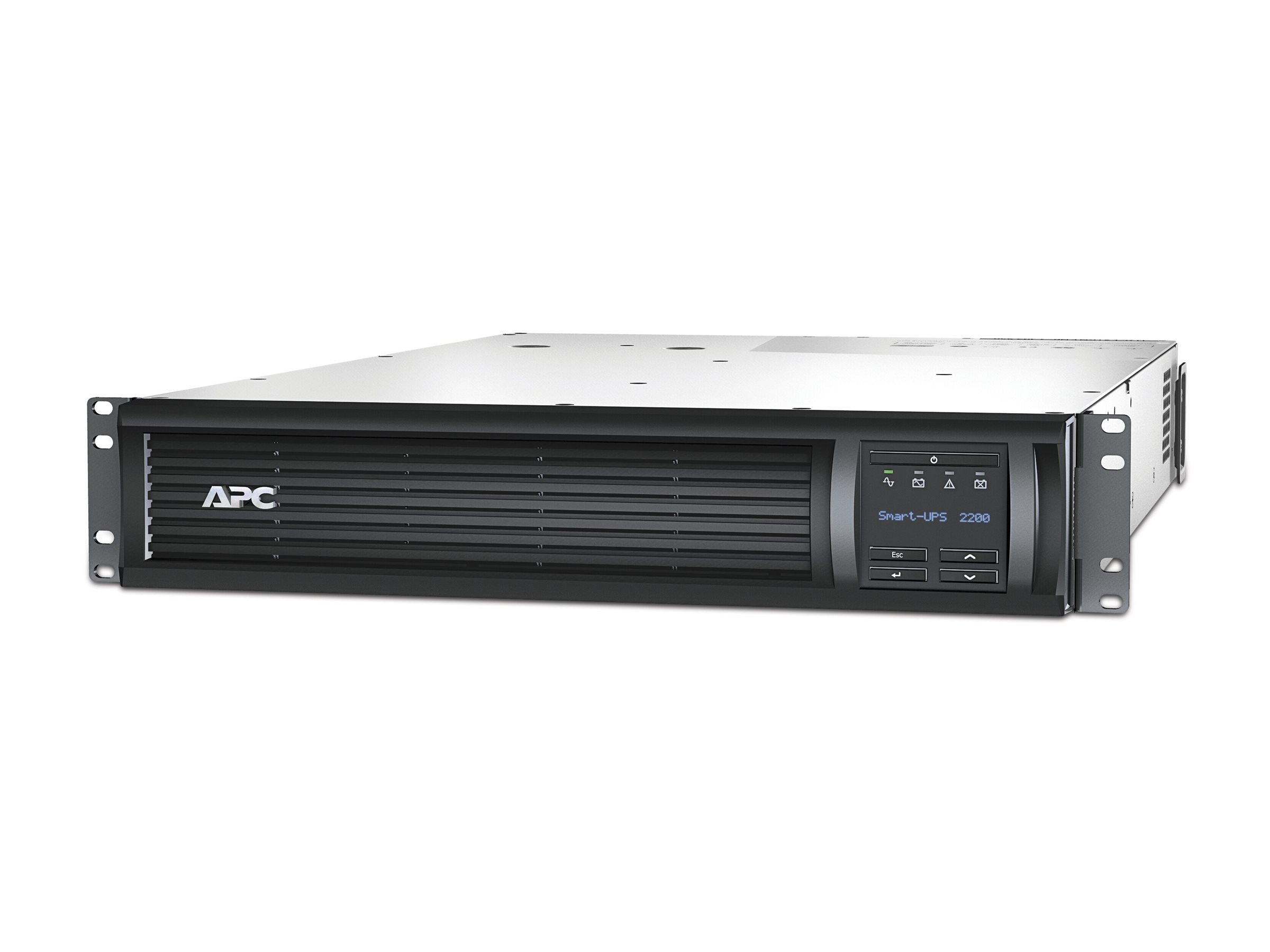 APC Smart-UPS 2200 LCD - USV (Rack - einbaufhig) - Wechselstrom 220/230/240 V - 1.98 kW - 2200 VA