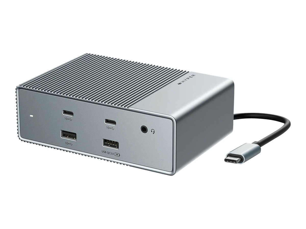 HyperDrive GEN2 - Dockingstation - USB-C - 2 x HDMI, 2 x DP - 1GbE - Europa