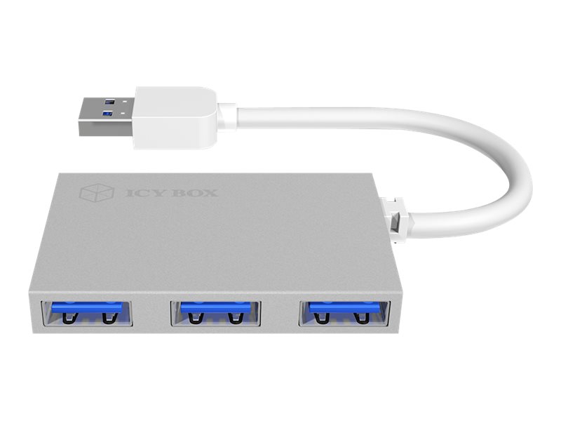 ICY BOX IB-Hub1402 - Hub - 4 x SuperSpeed USB 3.0 - Desktop