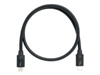 QNAP CAB-TBT4-0M5 - USB-Kabel - 24 pin USB-C (M) zu 24 pin USB-C (M) - Thunderbolt 4 - 50 cm - passiv, bis zu 40 Gbps Datentrans