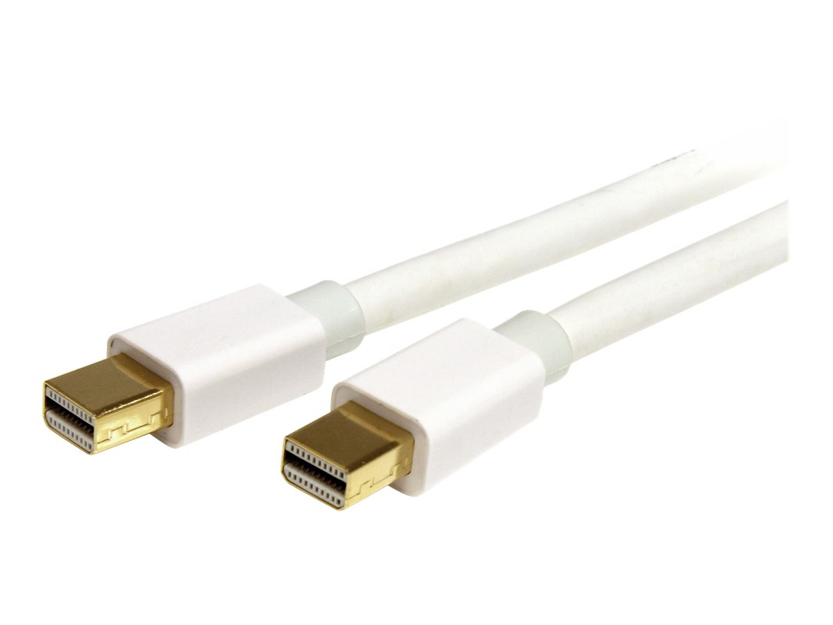 StarTech.com 2m Mini DisplayPort Kabel 1.2 - MiniDP 4k zu MDP - Stecker/Stecker - Weiss - DisplayPort-Kabel - Mini DisplayPort (