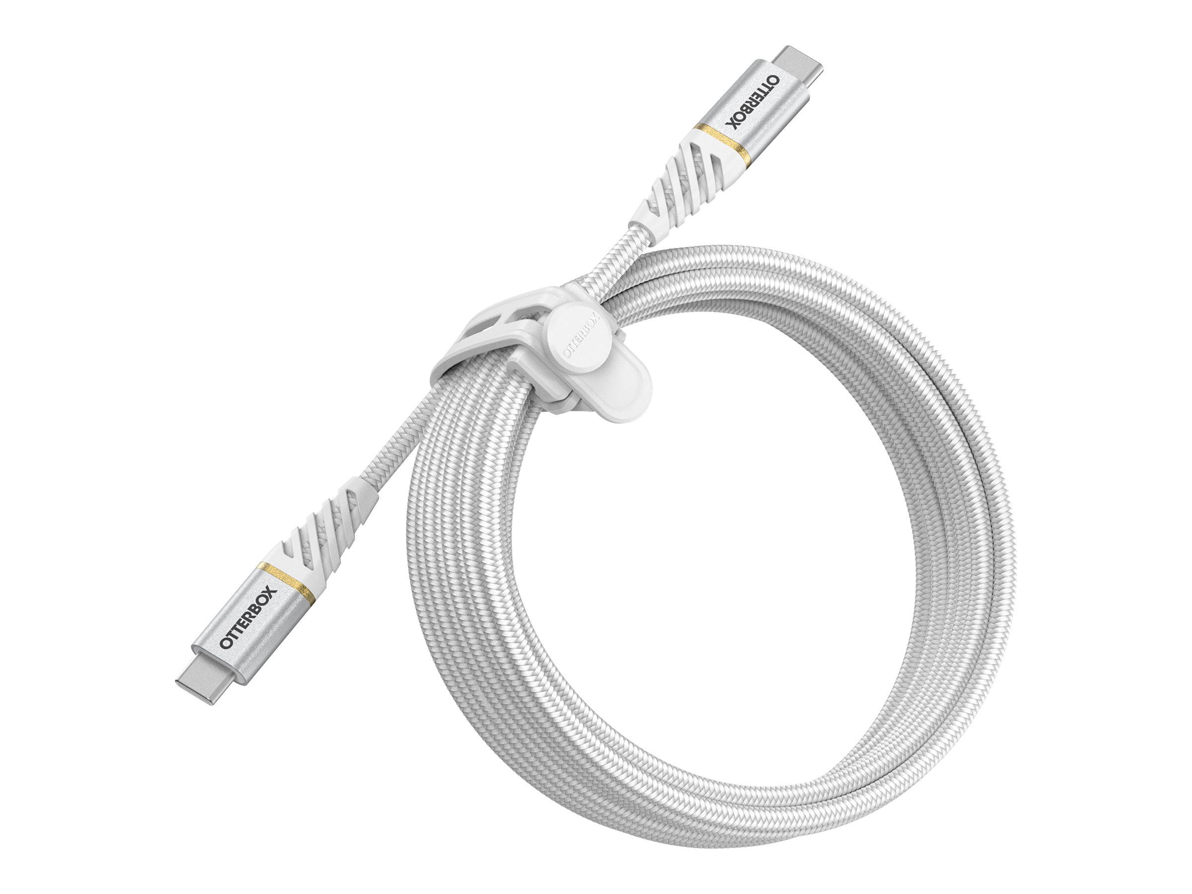 OtterBox Premium - USB-Kabel - 24 pin USB-C (M) zu 24 pin USB-C (M) - 3 m - Cloud Sky White