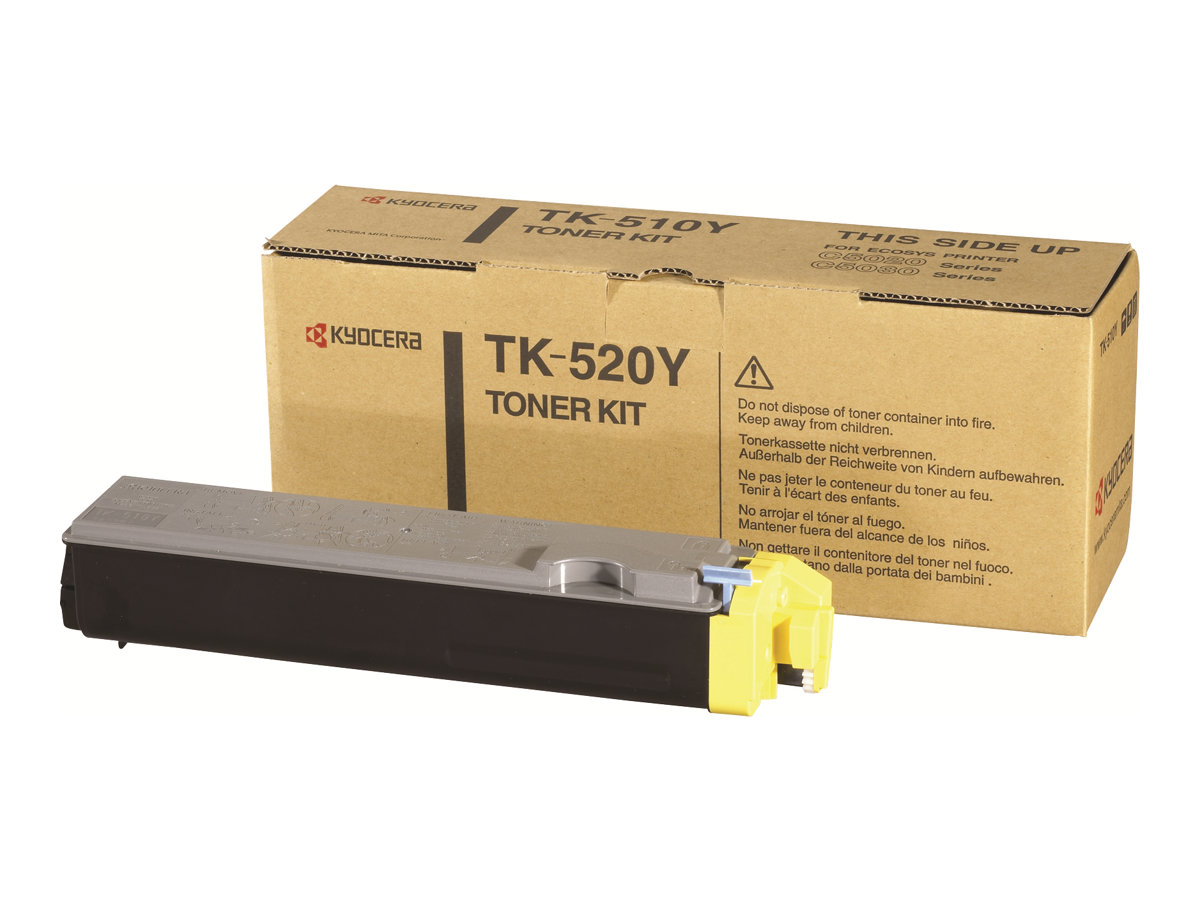 Kyocera TK 520Y - Gelb - original - Tonerpatrone - für FS-C5015N