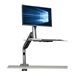 Eaton Tripp Lite Series WorkWise Desk-Mounted Workstation, Single Display - Befestigungskit (Tastaturablage, Mast, Durchfhrungs