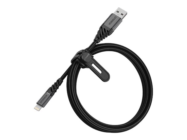 OtterBox Premium - Lightning-Kabel - USB mnnlich zu Lightning mnnlich - 1 m - Dark Ash Black