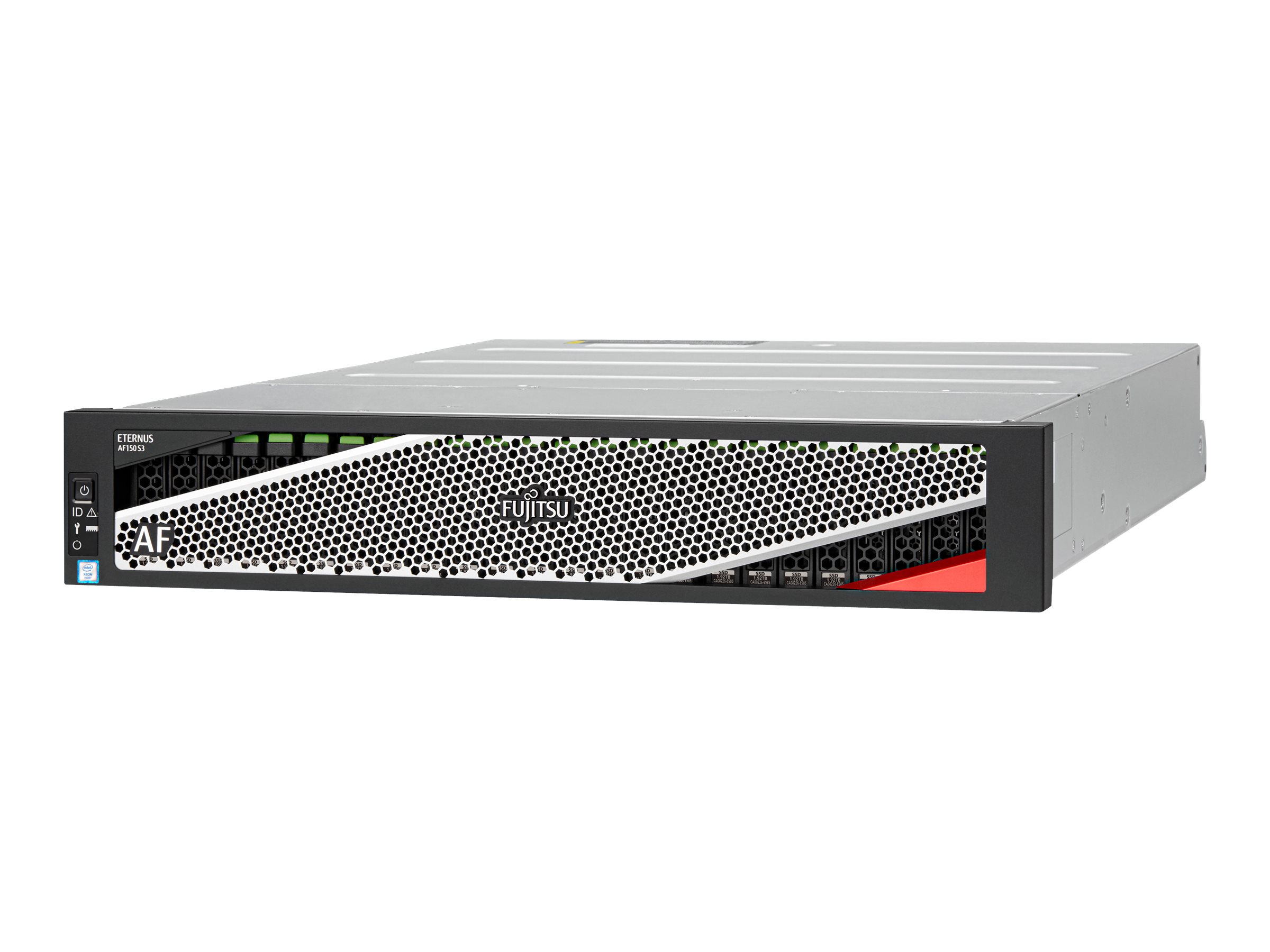 Fujitsu ETERNUS AF 150 S3 - Solid State Drive Array - 3.84 TB - 24 Schchte (SAS-3) - SSD 1.92 TB x 2 - 16Gb Fibre Channel (exte