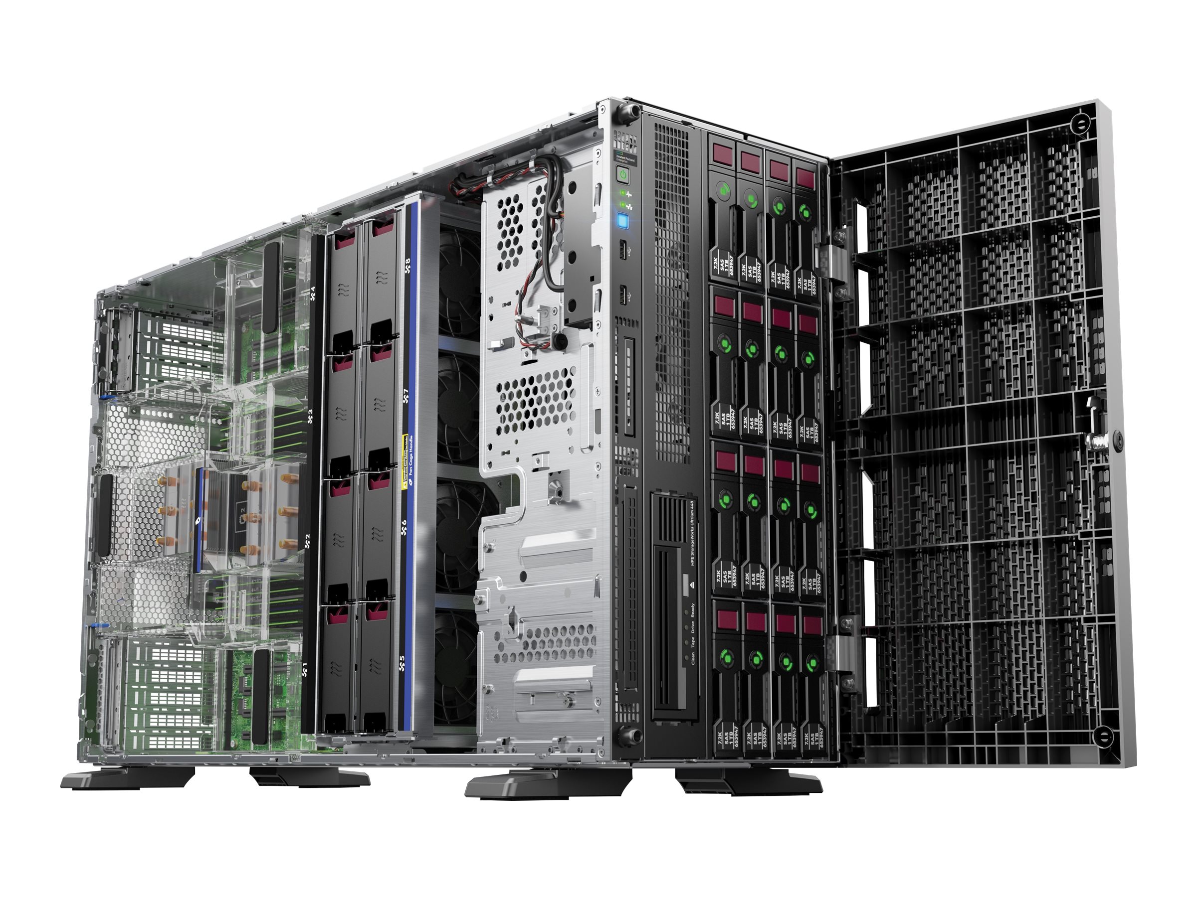 HPE ProLiant ML350 Gen9 Base - Server - Tower - 5U - zweiweg - 1 x Xeon E5-2620V3 / 2.4 GHz