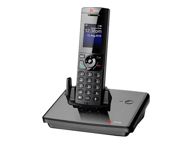 Poly VVX D230H - Schnurloses VoIP-Telefon - DECT - dreiweg Anruffunktion - SIP, SDP - 4 Leitungen