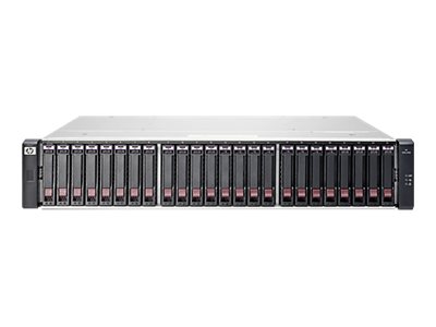 HPE Modular Smart Array 2040 10Gb iSCSI Dual Controller SFF Bundle - Festplatten-Array - 3.6 TB - 24 Schchte (SAS-2) 600 GB x 6