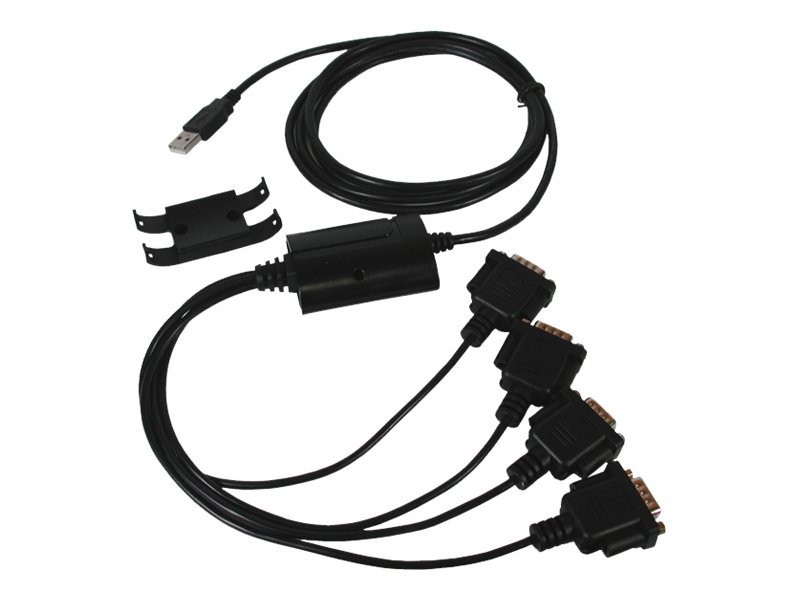 Exsys EX-1324 - Serieller Adapter - USB 2.0 - RS-232/V.24 x 4