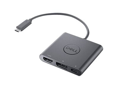 Dell Adapter USB-C to HDMI/DP with Power Pass-Through - Videoadapter - 24 pin USB-C mnnlich zu HDMI, DisplayPort, USB-C (nur Sp
