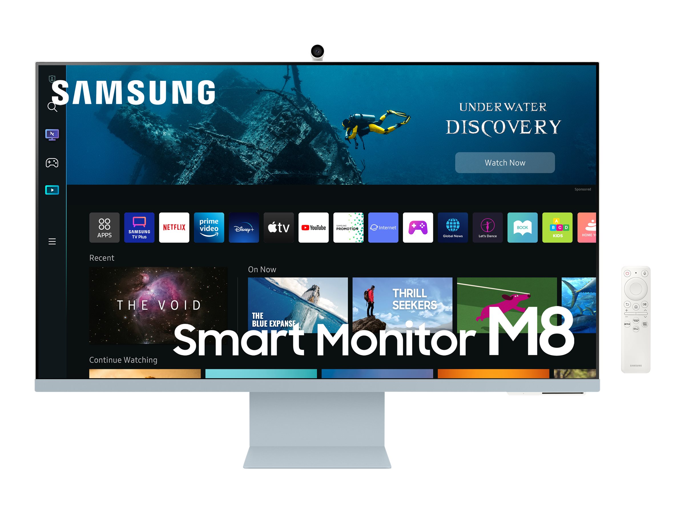 Samsung S32BM80BUU - M8 Series - LED-Monitor - Smart - 80 cm (32