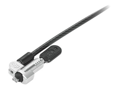 Kensington NanoSaver Cable Lock - Sicherheitskabelschloss - Schwarz - 1.8 m - fr ThinkCentre M70q Gen 3; M75t Gen 2; ThinkPad T
