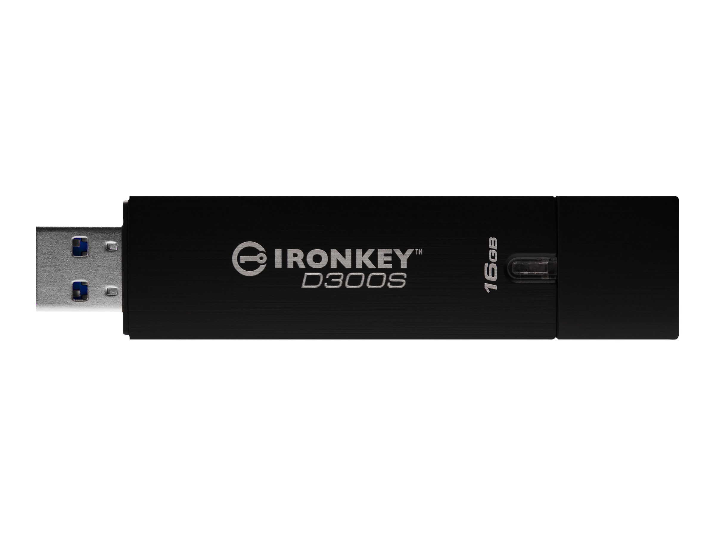 IronKey D300S - USB-Flash-Laufwerk - verschlsselt - 16 GB - USB 3.1 Gen 1 - FIPS 140-2 Level 3