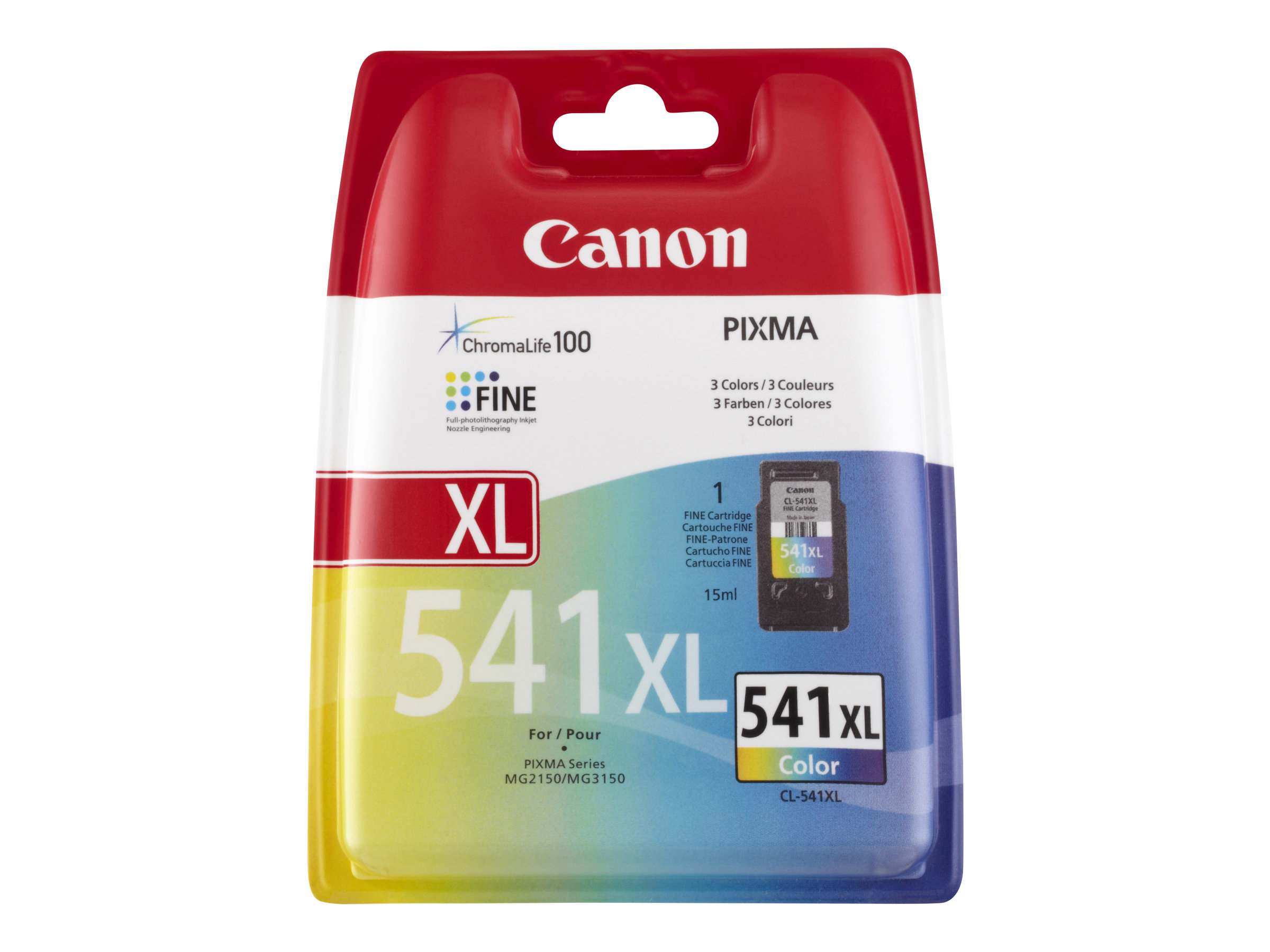 Canon CL-541XL - 15 ml - Hohe Ergiebigkeit - Farbe (Cyan, Magenta, Gelb) - original - Tintenpatrone