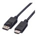 Roline - Adapterkabel - DisplayPort mnnlich zu HDMI mnnlich - 2 m - abgeschirmt - Schwarz