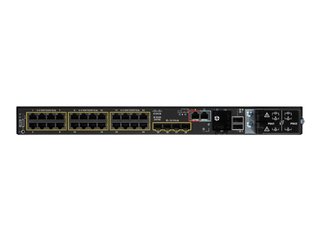 Cisco Catalyst IE9320 Rugged Series - Switch - managed - 24 x 10/100/1000 + 4 x 1 Gigabit/10 Gigabit SFP+ (Uplink) - an Rack mon