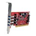 StarTech.com 4 Port USB 3.0 PCI Schnittstellenkarte - PCI SuperSpeed USB 3.0 Controller Karte - 2 x USB3.0 (Buchse) je 1x SATA/S