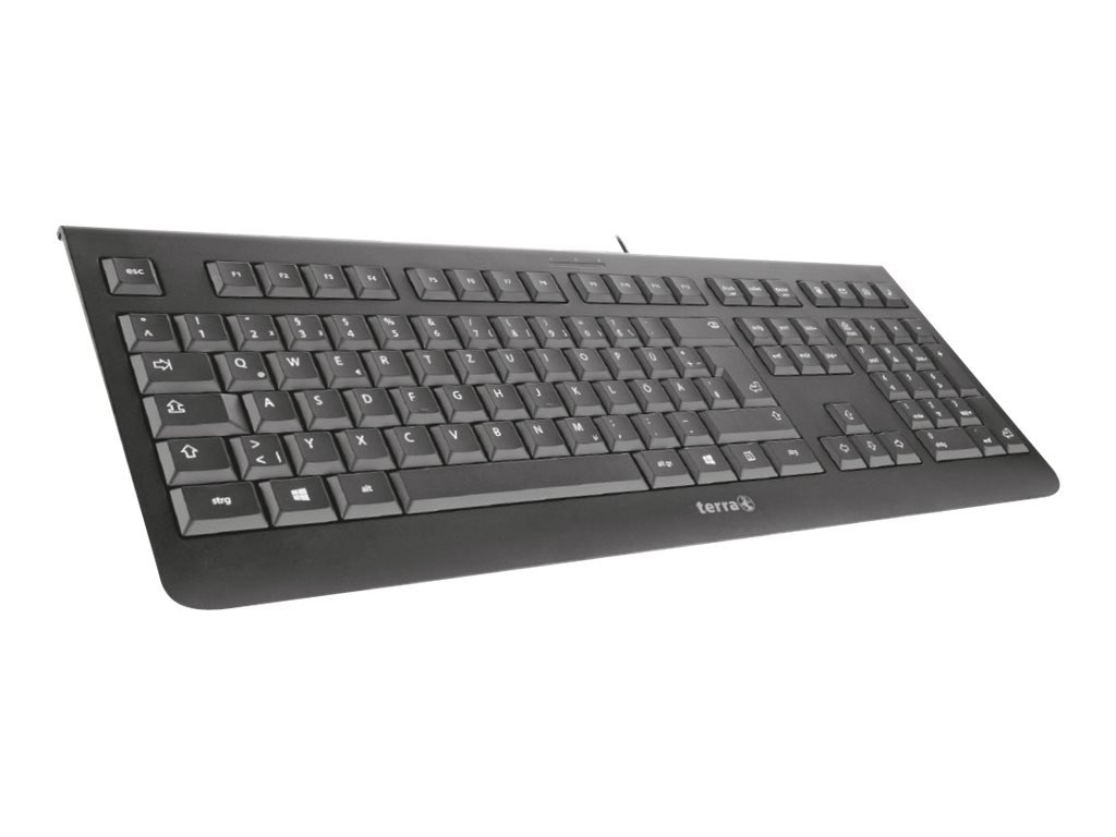 TERRA Cherry KC1000 - Tastatur - USB - USA - Schwarz