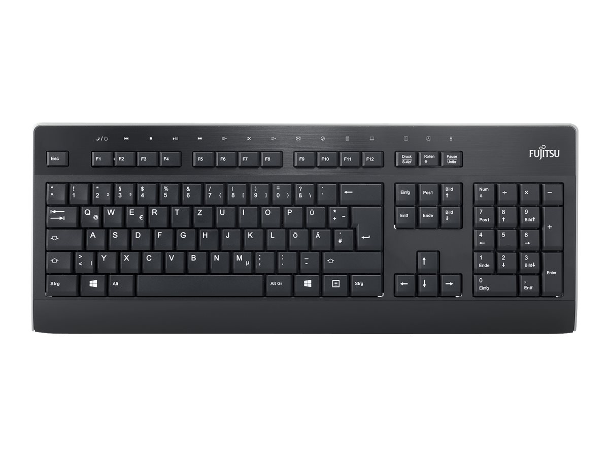 Fujitsu KB955 - Tastatur - USB - Schweiz - fr Celsius M7010, R970; FUTRO S5010, S7010, S9010; LIFEBOOK U7310, U7410, U7510, U93