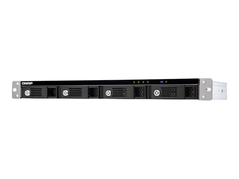 QNAP TR-004U - Festplatten-Array - 4 Schchte (SATA-300) - USB 3.1 Gen 1 (extern) - Rack - einbaufhig