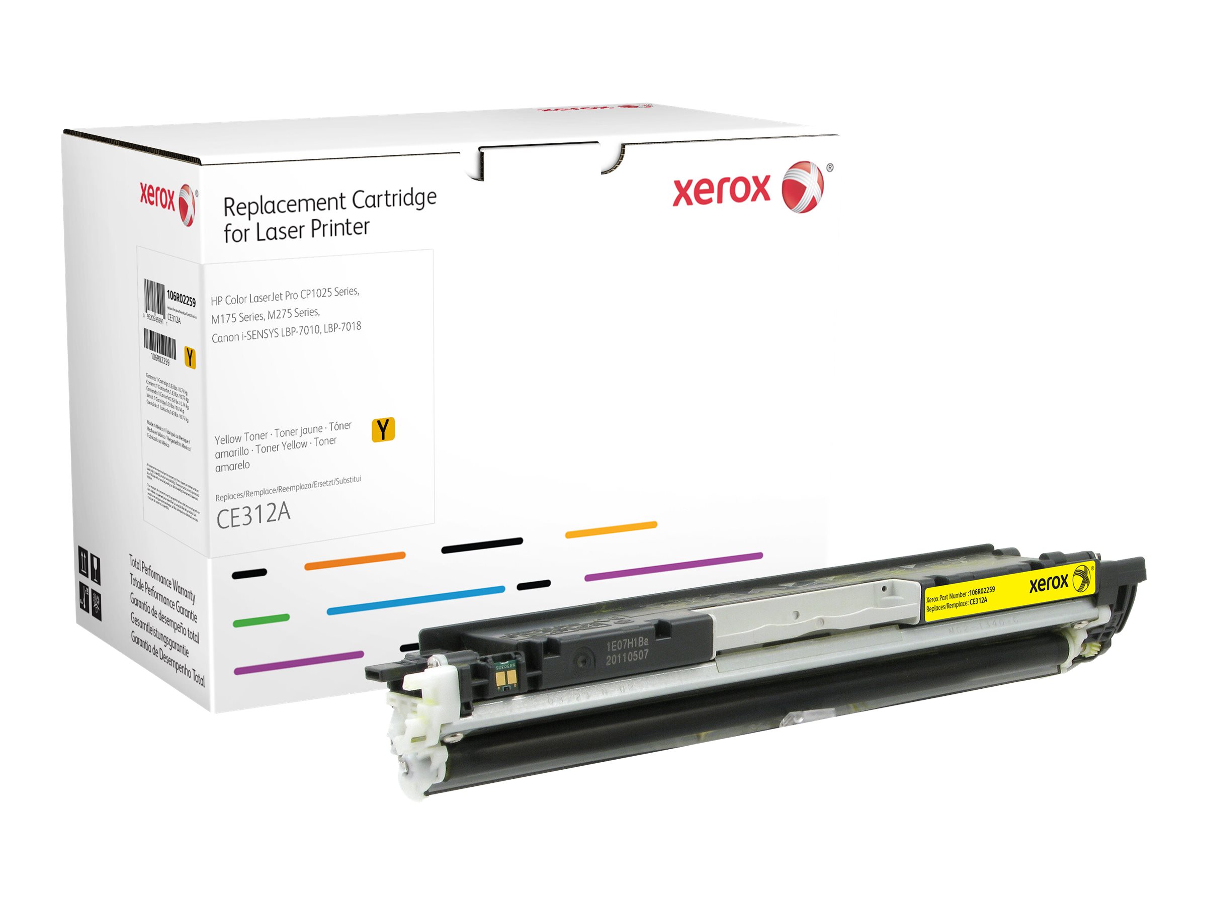 Xerox - Gelb - kompatibel - Tonerpatrone (Alternative zu: HP CE312A) - fr HP Color LaserJet Pro CP1025; LaserJet Pro MFP M175; 