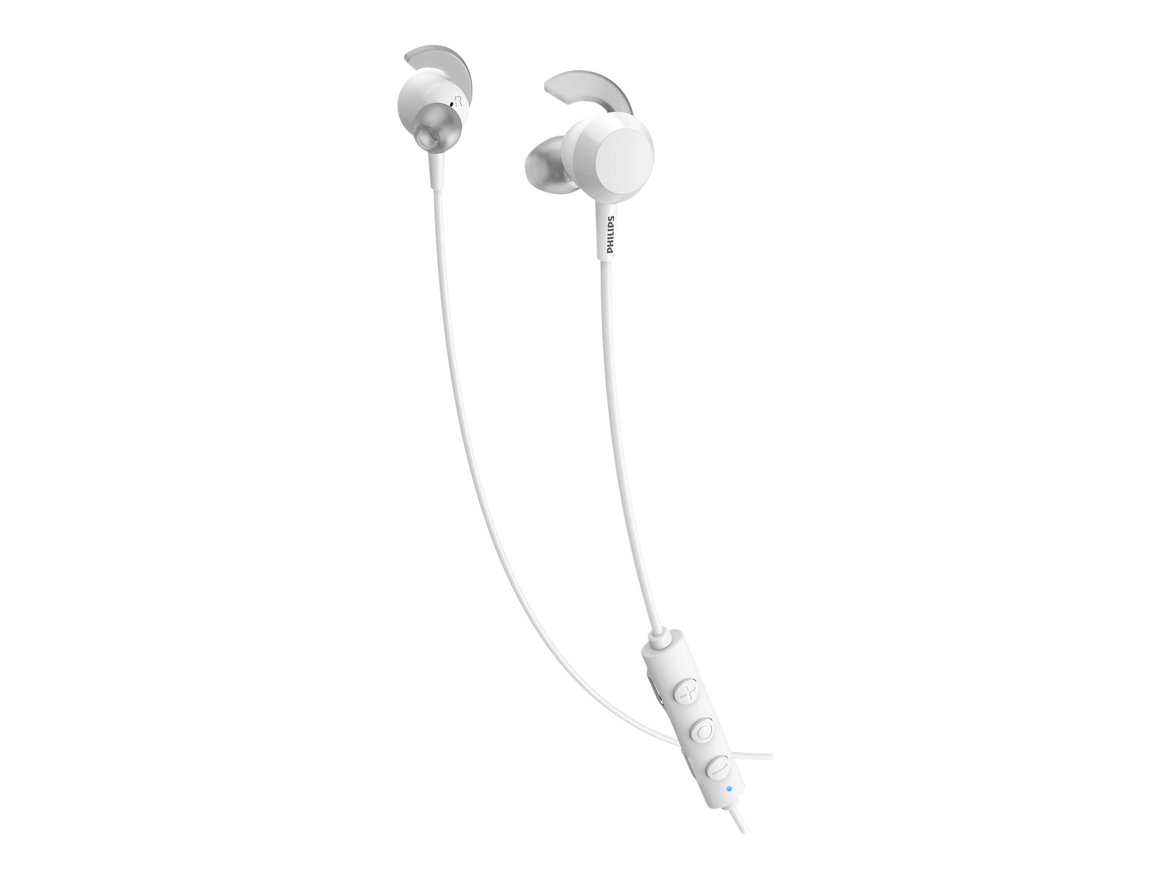 Philips TAE4205WT - Ohrhörer mit Mikrofon - im Ohr - Bluetooth - kabellos - weiss