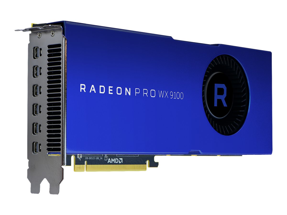 AMD Radeon Pro WX 9100 - Grafikkarten - Radeon Pro WX 9100 - 16 GB HBM2 - PCIe 3.0 x16 - 6 x Mini DisplayPort