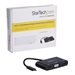 StarTech.com USB-C auf VGA Multifunktions-Adapter mit USB-A Port und Power Delivery - USB Typ C zu VGA - USB C Laptop Adapter - 