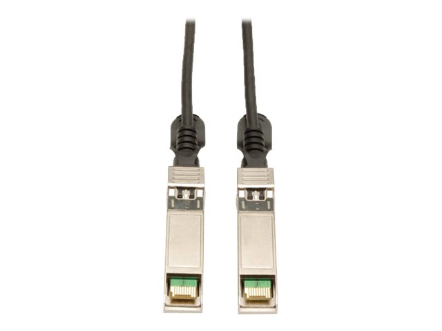 Eaton Tripp Lite Series SFP+ 10Gbase-CU Passive Twinax Copper Cable, SFP-H10GB-CU3M Compatible, Black, 3M (9.84 ft.) - Direktans