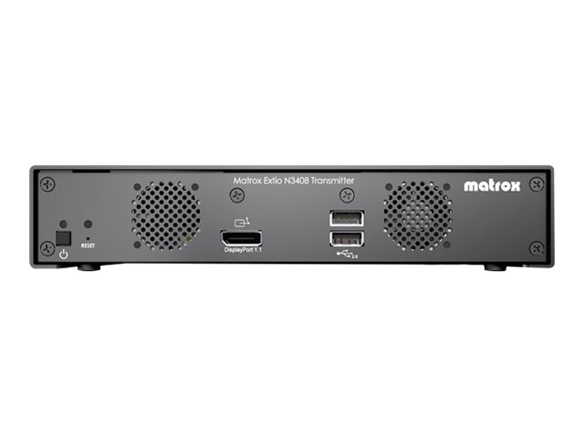 Matrox Extio 3 Series N3408 Transmitter Appliance - KVM-Extender - Sender - 1GbE - USB - 1000Base-T