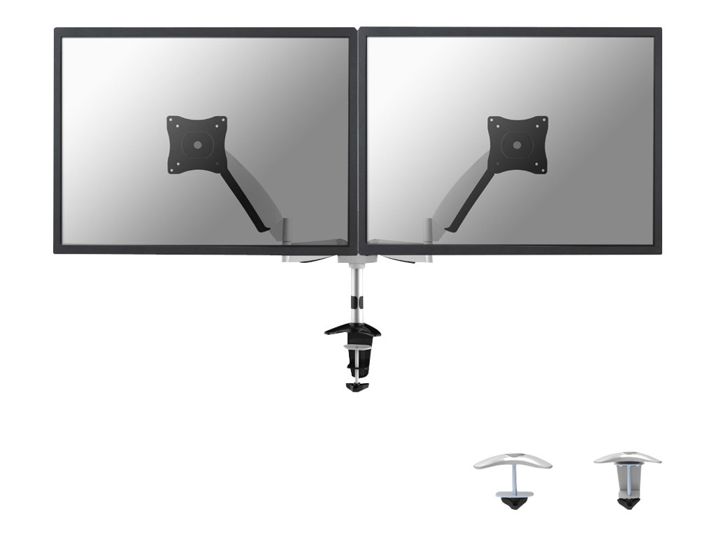 Neomounts by Newstar FPMA-D950D - Befestigungskit - full-motion - für 2 LCD-Displays - Silber - Bildschirmgrösse: 25.4-68.6 cm (