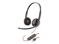 Poly Blackwire C3225 - 3200 Series - Headset - On-Ear - kabelgebunden - USB, 3,5 mm Stecker
