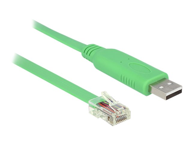 Delock - Kabel USB / seriell - USB (M) zu RJ-45 (M) - 1.8 m - grn