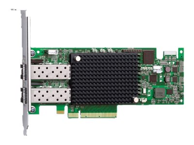 Dell Emulex LPE-16002 - Hostbus-Adapter - PCIe 2.0 x8 Low-Profile - 16Gb Fibre Channel x 2 - für PowerEdge R520, R620, R715, R72